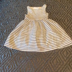 NWOT H&M girls dress! Size 4-5 navy strip